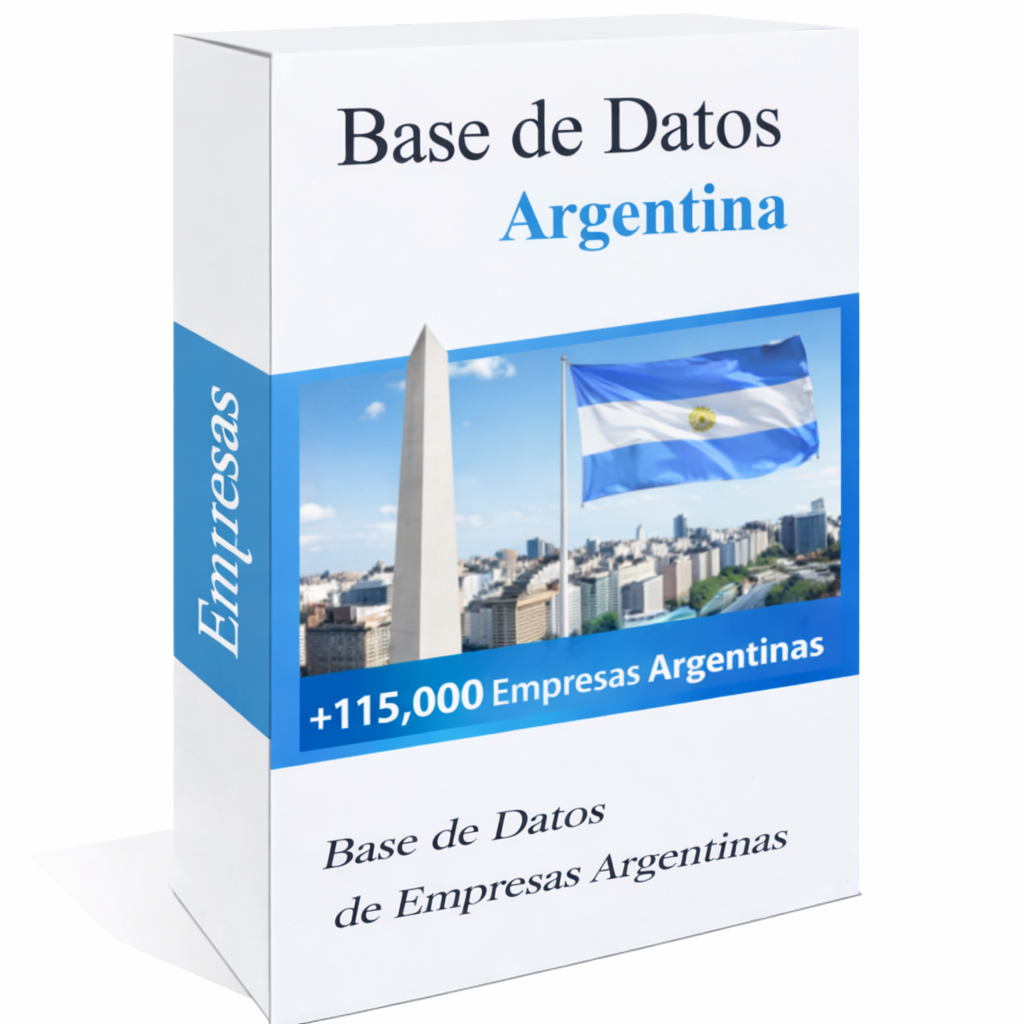 Base de Datos de Empresas Argentinas – +115.000 Contactos Verificados